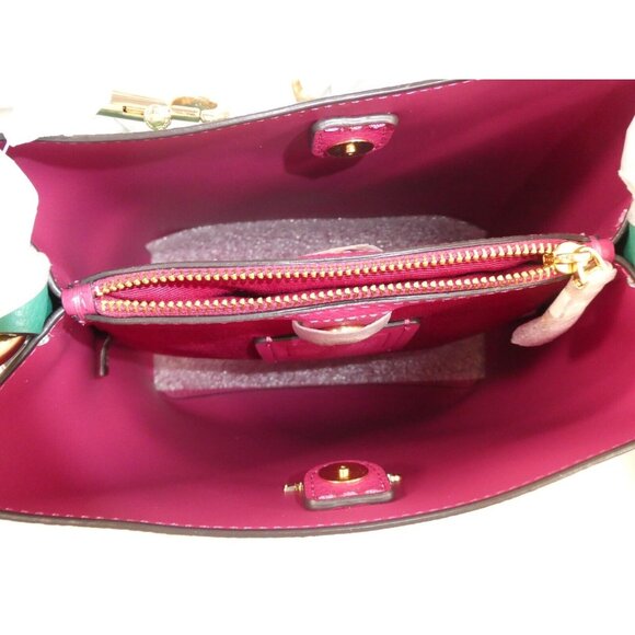 Coach Bright Jade Small Town Bucket Leather Bag Crossbody NWT 1011 - Picture 5 of 5